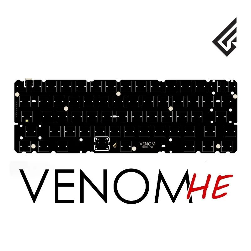 Geonworks Venom 60 HE teclado PCB interruptor magnético personalizado DIY accesorios de teclado mecánico Compatible con GH60 Tofu60 Holy60