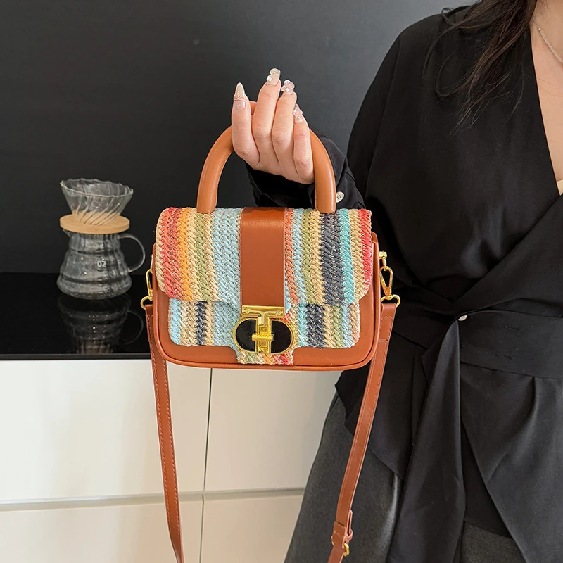 

Stylish Leather Crossbody Bag Handbag Shoulder Bag For Women Luxury Brand Elegant Famous Designer