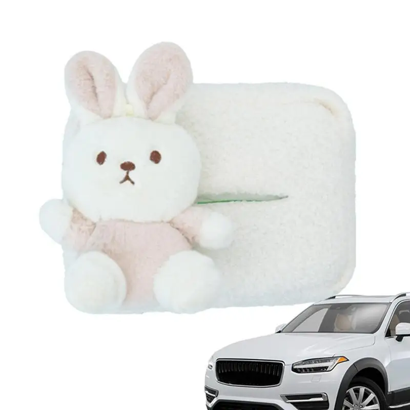 Cute Car Tissue Holder Outdoor Camping Napkin Holding Bag Travel Tissue Holder Rectangular Organizer Holder Decor Paper Holder