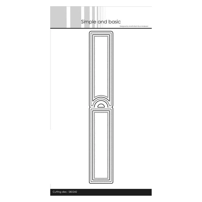 

2022 New Long narrorw tag with add-ons Cutting Dies Scrapbooking Frame Background Cover Card Craft No Halloween Christmas Stamps