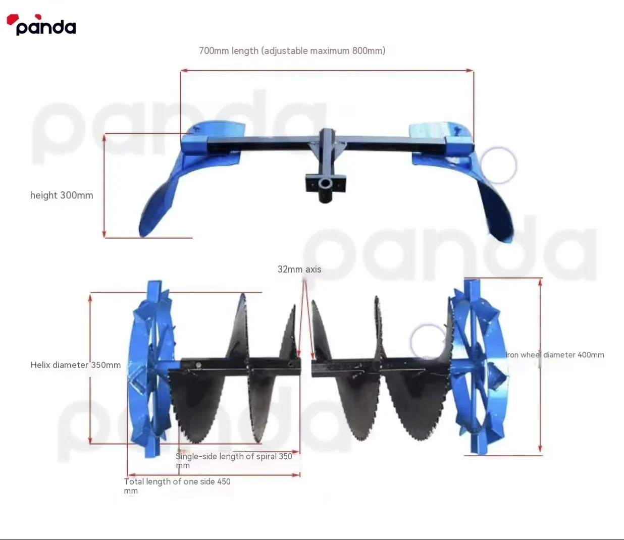 

Wholesale Agricultural Machinery Parts Paddy Field Weeding Wheel Plough Trench for Planter Cultivator Rotary Tiller Tractor