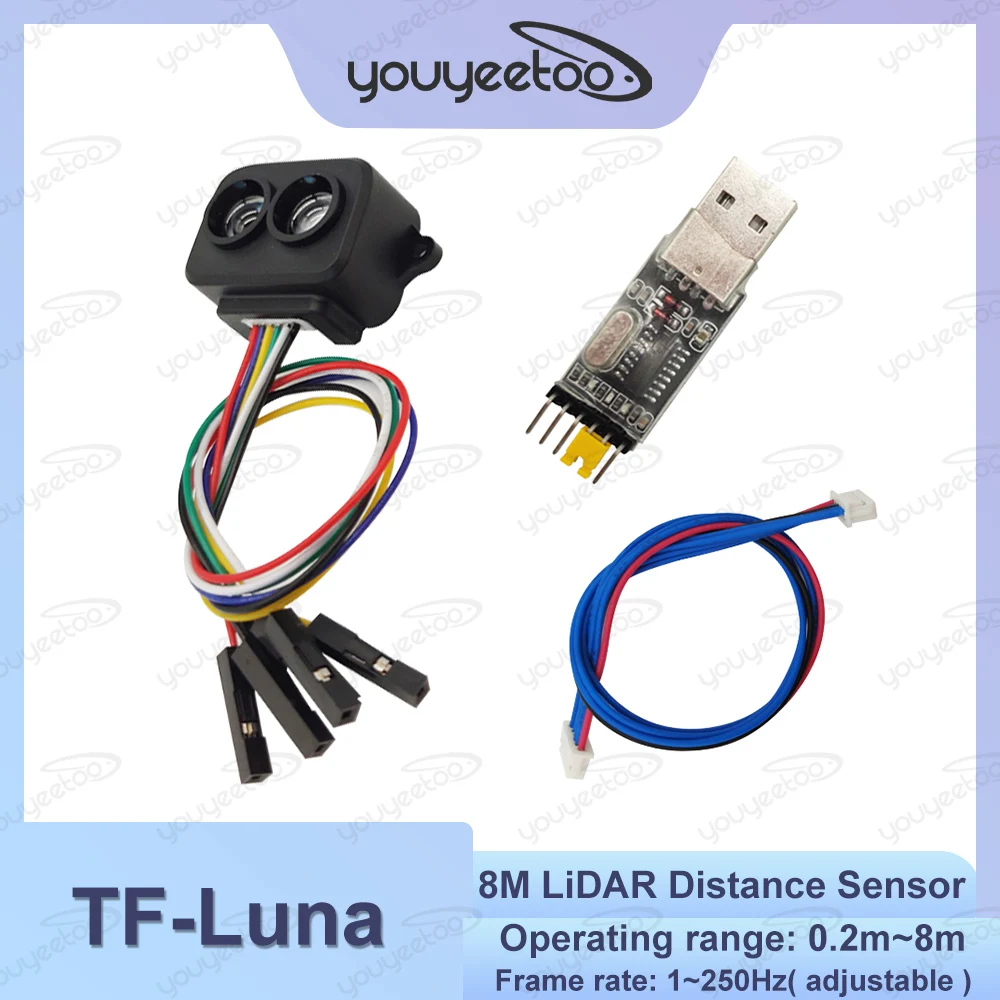 yZ[zBenewake TF-Luna LiDAR Wt@C_[W[ 5V UART IIC C^[tF[X 8M VO|Cg}CNZT[ Arduino PixhawkA{bgp