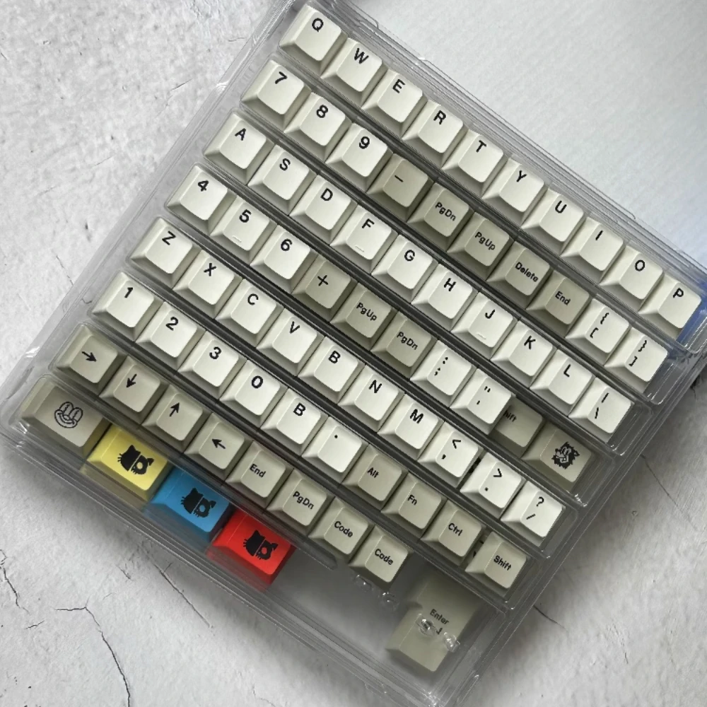 PBT Keycap GMK CYL Rubrehose Keycaps Set Cherry Profile Dye Sublimation Retro Key Caps For MX Mechanical Keyboard Accessories