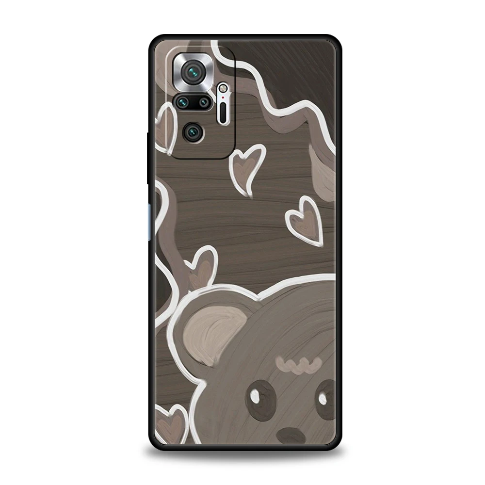 Cute Artoon Luxury Case For Redmi K50 Note 10 11 11T Pro 9 9s 8 8T 7 K40 Gaming 9A 9C 8A Pro Plus 5G Silicone Shell Fundas Coque