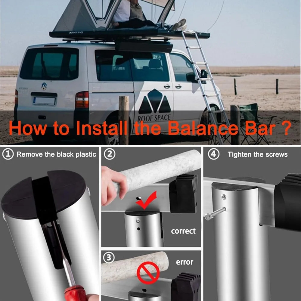 Escada telescópica de alumínio de 8,5 pés com estabilizador e extensão retrátil para uso doméstico e em loft