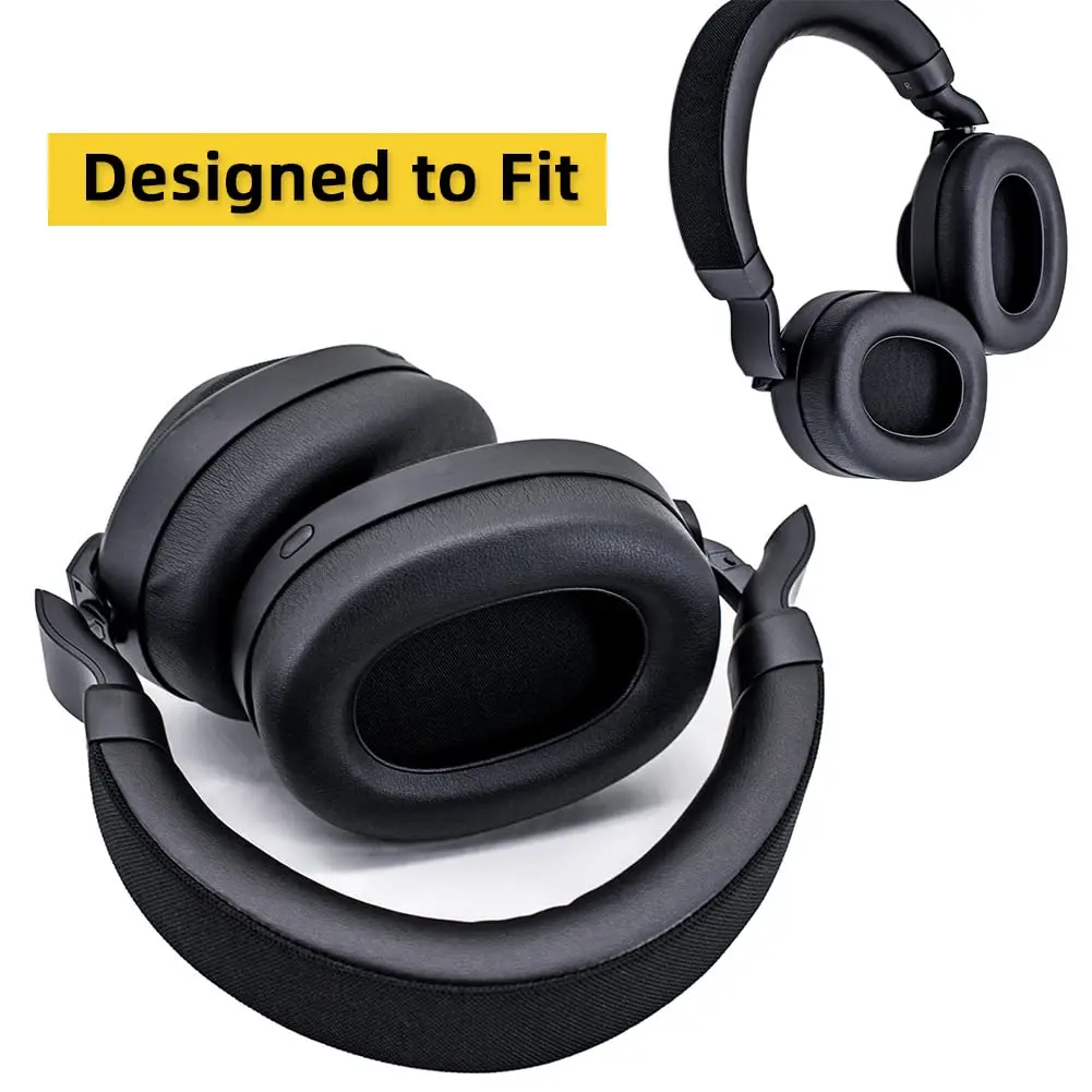 Elite 85H 교체 이어패드 커버 쿠션, Jabra Elite 85H/Jabra Evolve2 85 무선 헤드폰 이어 패드 호환