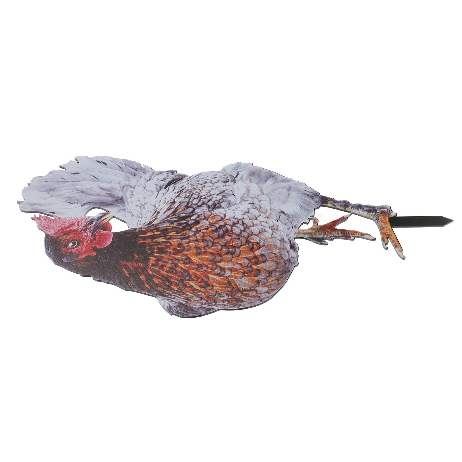 

Simulated Hen Decoration 3D Chicken Garden Stake Outdoor Decor Statue Reusable Durable Easy Install Animals Yard Decor