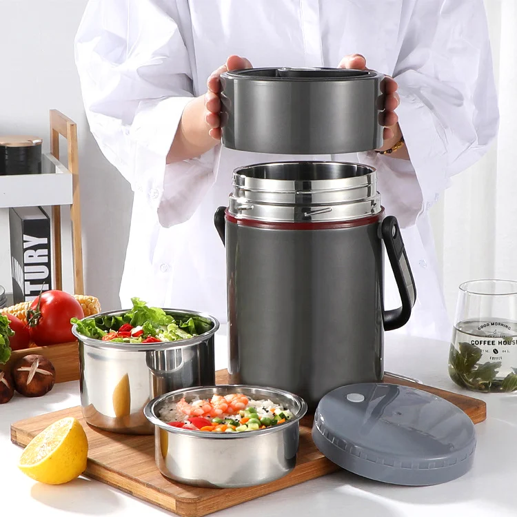 

Food Grade Stainless Steel Vacuum Insulated Lunch Box Soup Container Thermos Food Jar