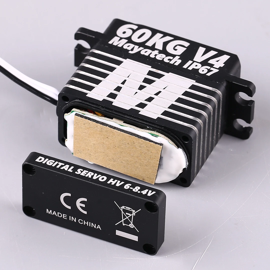 Mayatech HV4060 V4 ميتال جير سيرفو 60 كجم عزم دوران عالي الجهد نموذج مياه رقمي مضاد للرذاذ لألعاب RC HV4080 V4 80 كجم