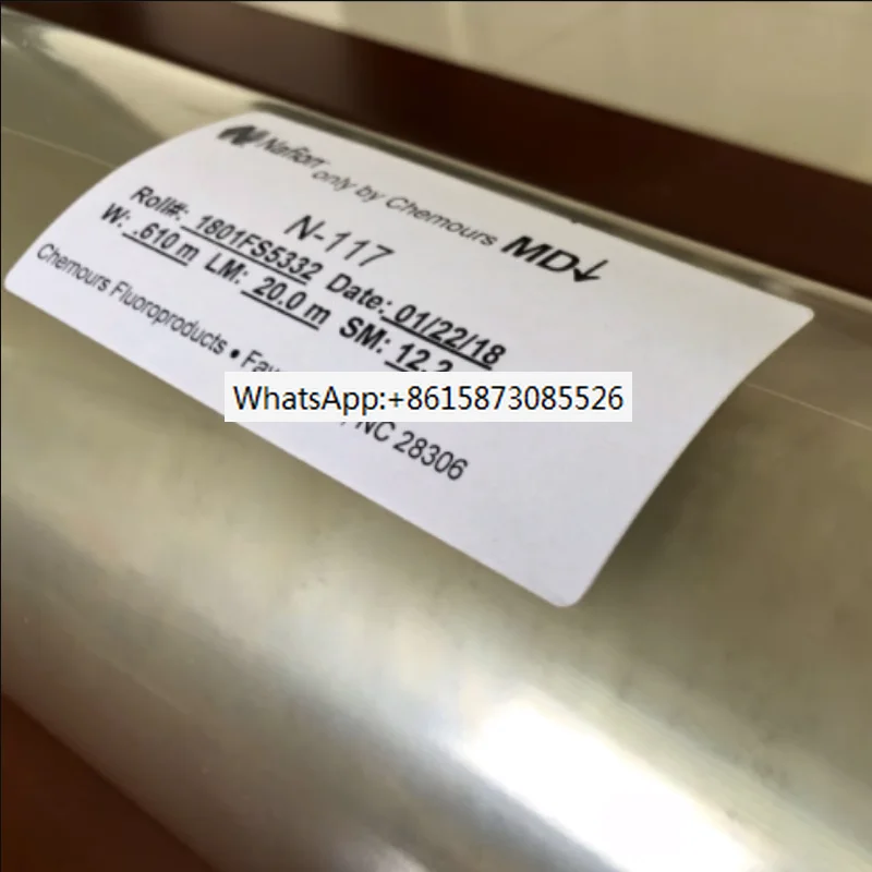 Ácido Perfluorossulfônico Dispersão Catiônica Membrana Pfsa N117 N115 N211 N212dupont Troca Catiônica Prótons
