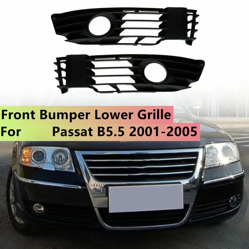 

High Quality Black Front Mesh Grille Cover Fit B5.5 Sedan Variant 2001-2005 Fog Light Grille Replace
