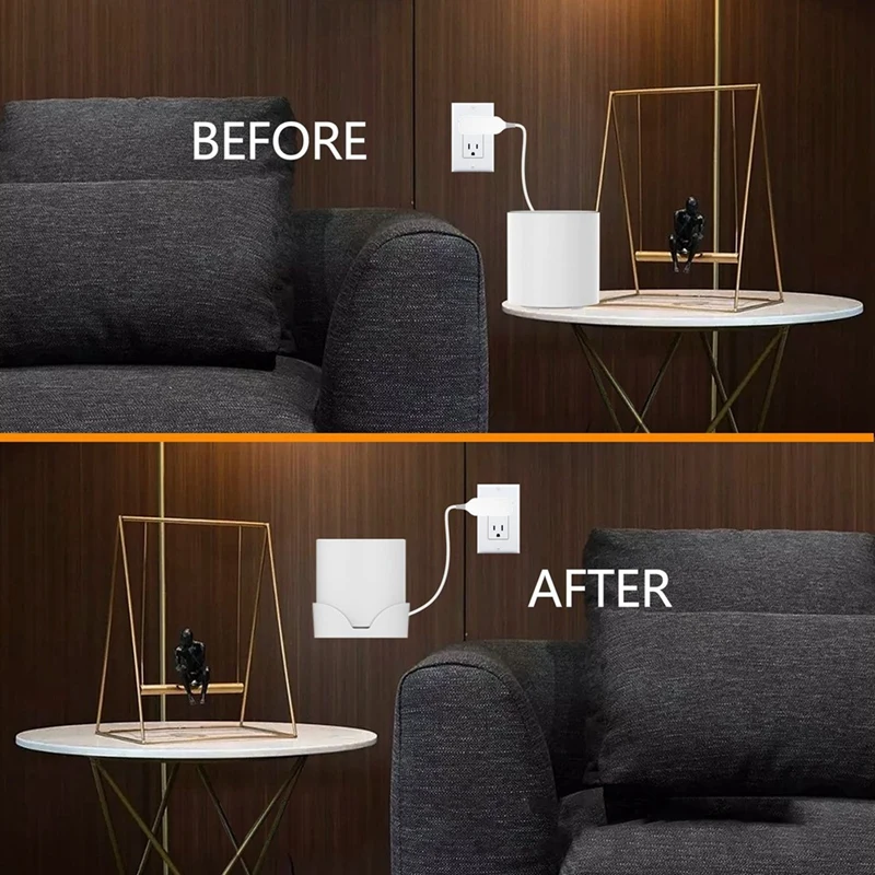 Top ข้อเสนอ Wall Mount สําหรับ TP-Link Deco X20 X60 X50 X55 Wifi 6 Wall Mount Bracket พร้อมสาย Organizer บ้านตาข่ายระบบ Wifi