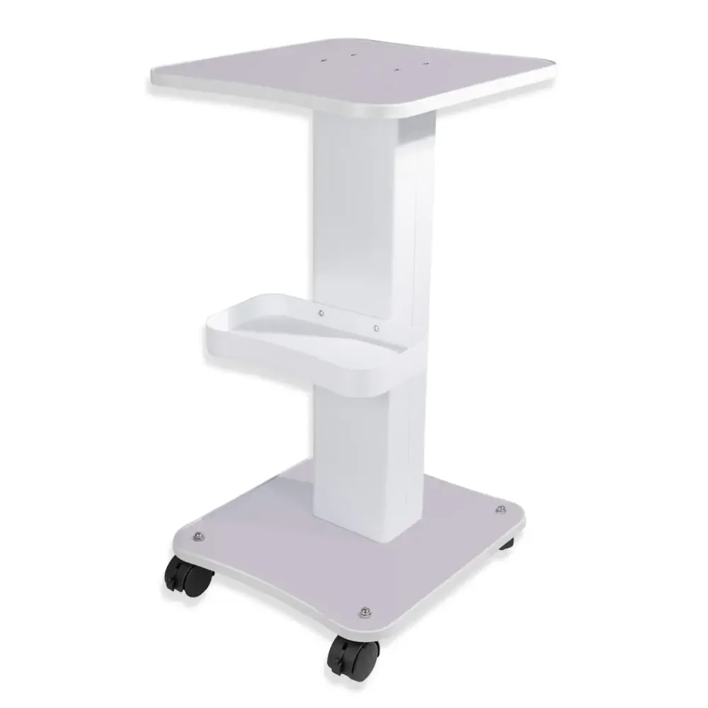 

3 Tier Beauty Rolling Cart, SPA Trolley with Wheels, Adjustable Tattoo Table Work Station, Salon Cart, Load 220 lbs