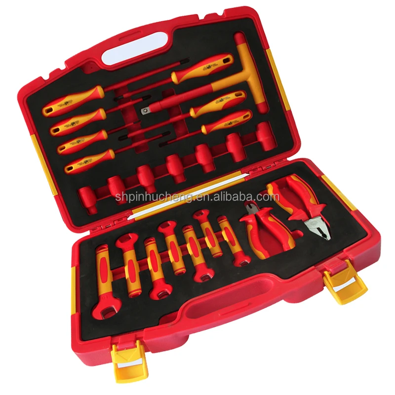 Wrench Pliers Combination Suit 24pcs New Energy VDE Tool 1000V Insulated Open End Wrench T