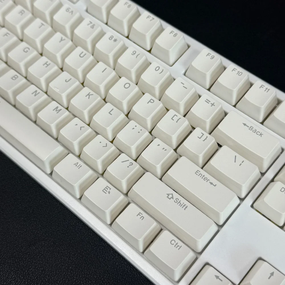 

OEM PBT Keycap 112 Key Simple Keycap Set for Custom GMK67 Wooting Gaming Mechanical Keyboard