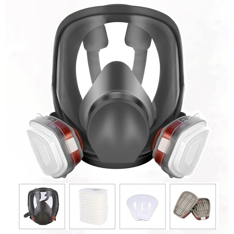 6800 full breathing mask, used for painting, dust prevention, chemicals, formaldehyde, polishing, coloring, automotive spraying,