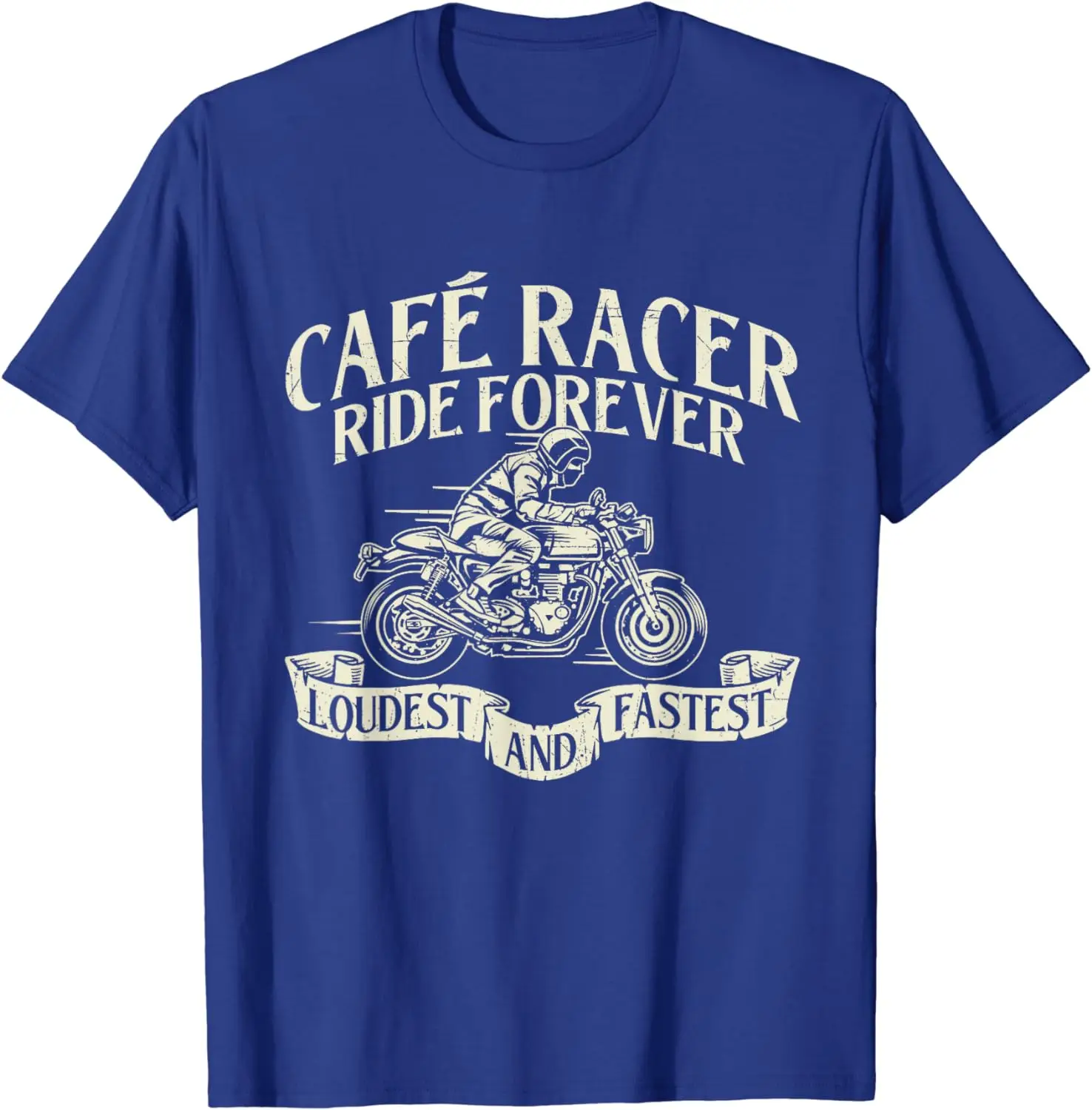 Caferacer Ride Forever - Biker Motorcycle Rider Motorcycling T-Shirt