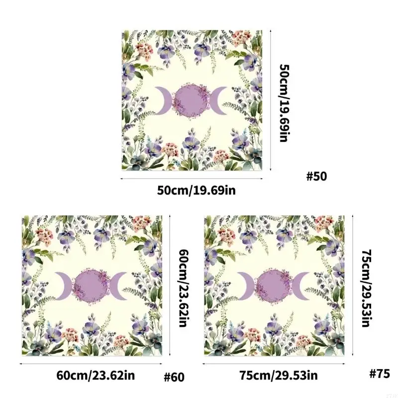 j7jf tarots tablecloth divinations tapestry القمر زهرة نمط التنجيم المائدة المائدة