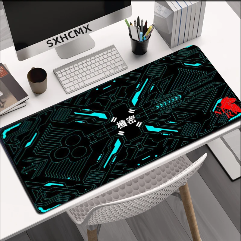 Japanese Mat Rubber Mouseped Desk Pad Anime E-Evangelions Playmat Xxl 1200x600 Mouse Pads Game Surface Deskmat Manga Accessories