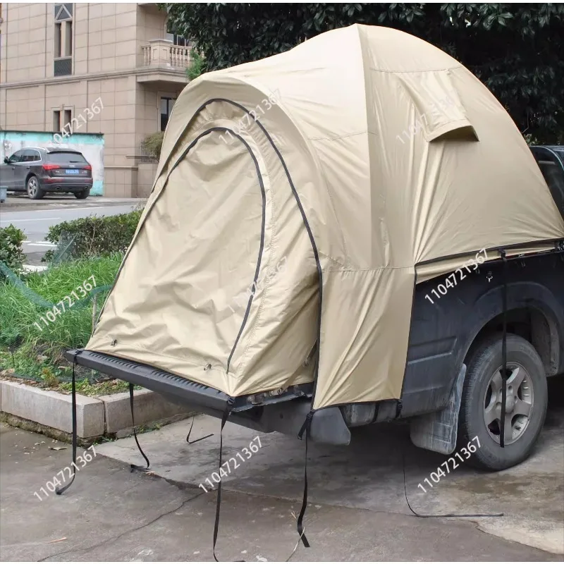 Double-layer pickup truck tail canopy, pickup truck rear bucket tent, car tent, pickup truck tent