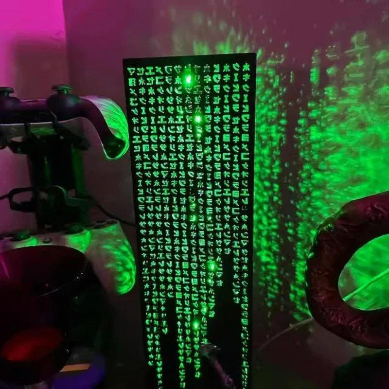 Electronic Sports  Cyberpunk Gift LED Luminous Code Text Atmosphere Light