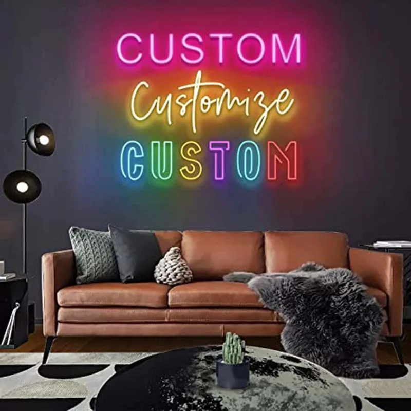 Custom Neon Signs for Bedroom, Wedding Party, Personalized Dimmable Neon Sign for Wall Art, Birthday Gift Giving Name Neon Light