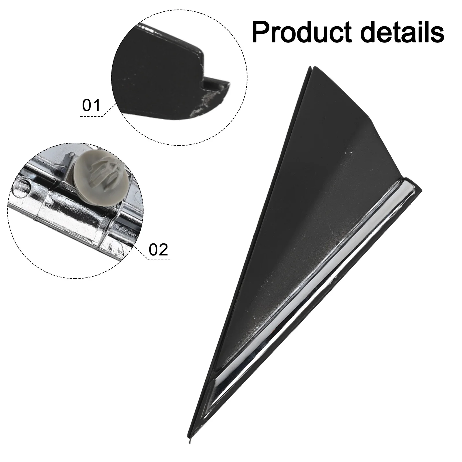 

For Car Repair Left Molding Easy Installation Car Part As Shown Easy Installation For Left Side Plastic Material