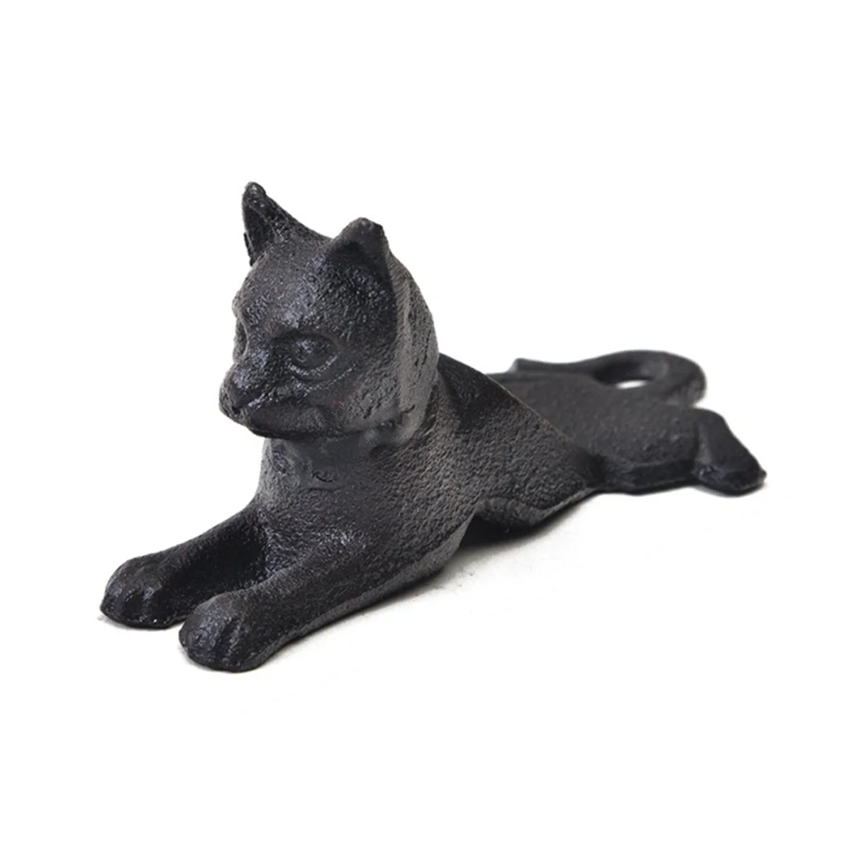 MLGB Cast Iron Cat Door Stop Vintage Decor Design Stooper Floor Stopper Decorate Windproof