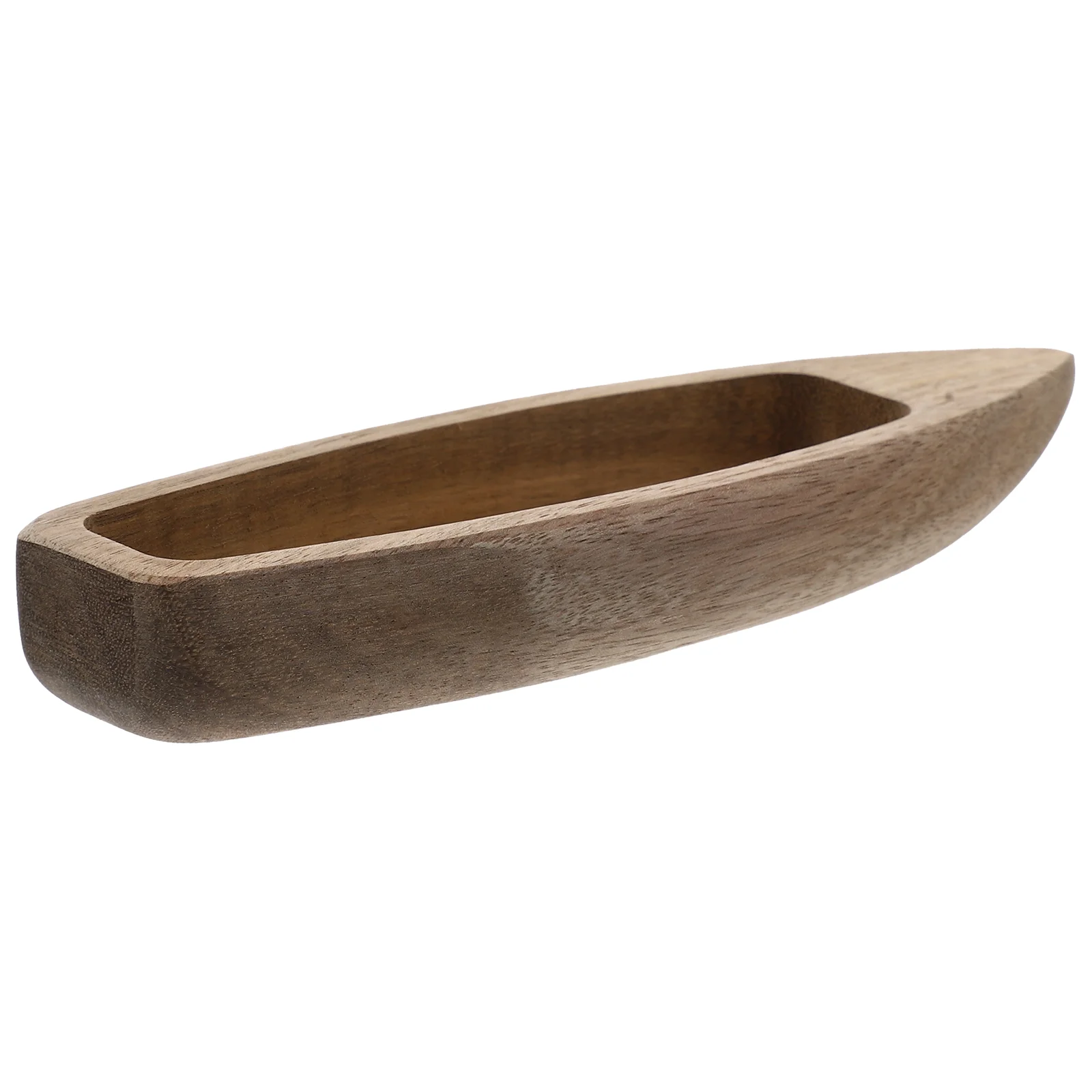 

Craft Boat Office Kayak Accessories Desktop Ornament Wood Decorative Bowl Crafts