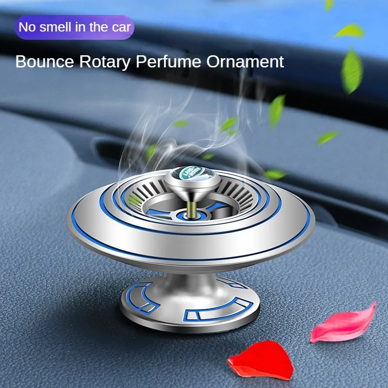 New Flying Saucer Car Perfume Rotating Car Aromatherapy Ornament Car Gadget Car Air Freshener Smell Good Car Solid High-end Balm