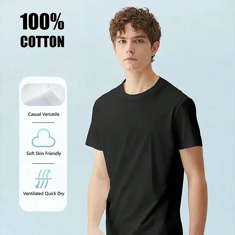 Yin Yang Tai Chi Palm Tree Surfing Style Motorcycle T-Shirt Cotton Double-Sided Print Men Short Sleeve Summer Casual Tops Tee 6