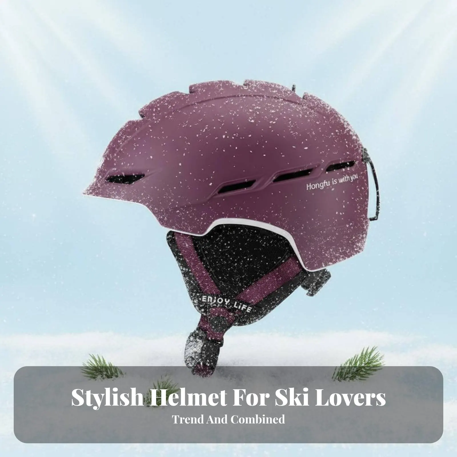 

Горнолыжный шлем со встроенными очками, зимний защитный шлем унисекс, регулируемый, многоразмерный, для детей и взрослых