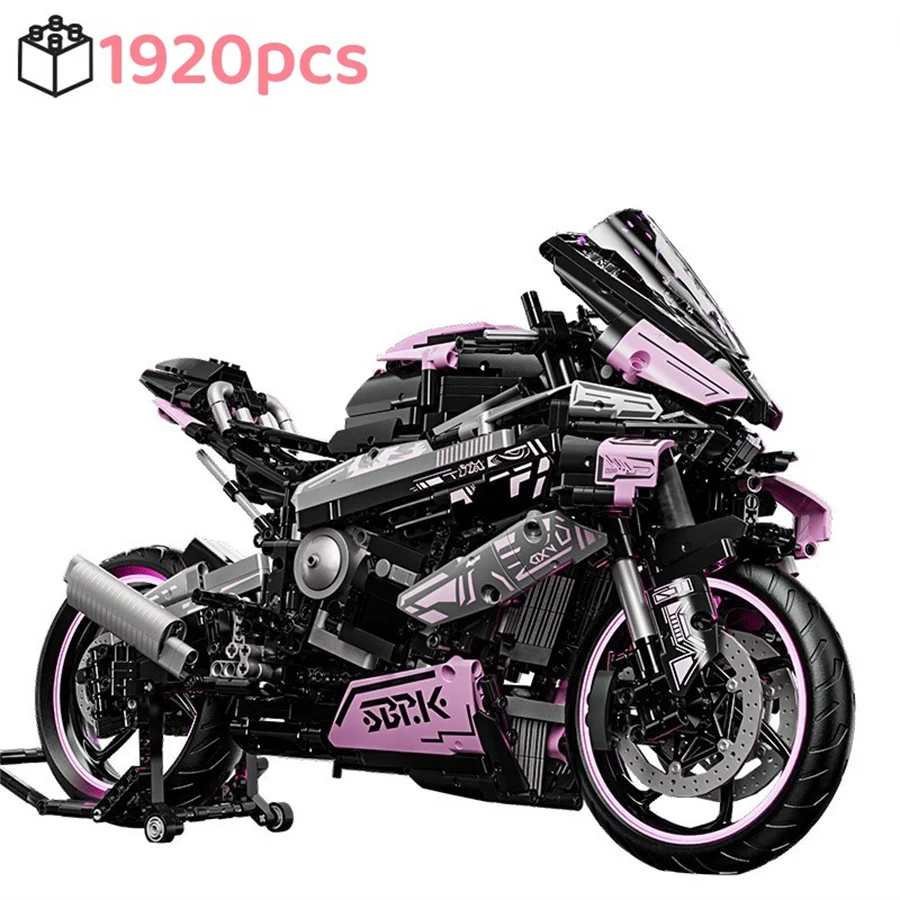 New Technical Famous Motorcycle M1000 RR Building Block Locomotive Model Vehicle Racing Car Toys Bricks Motorbike Boys Kid Gifts