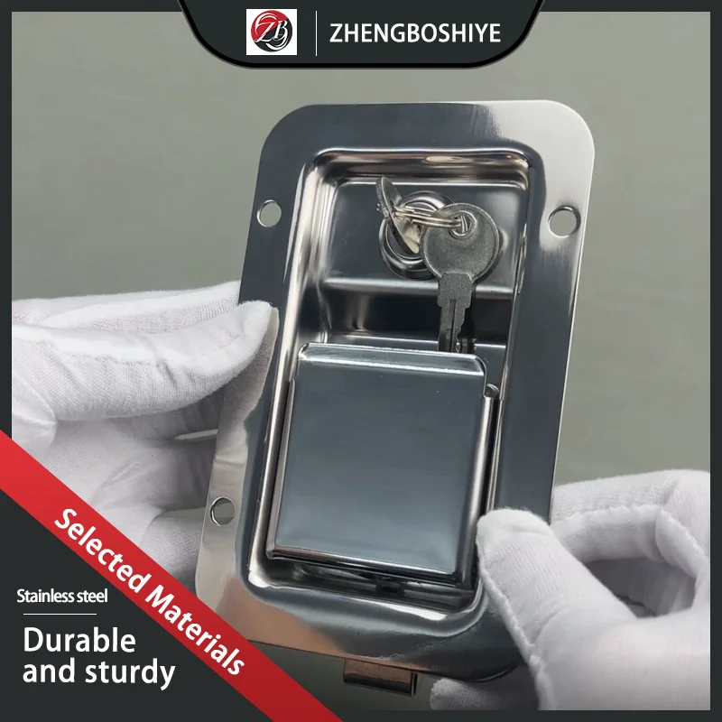 

Keyed Door Lock Made Of 304 Stainless Steel, Suitable For Industrial And Container Truck Rv Collision Special Operations