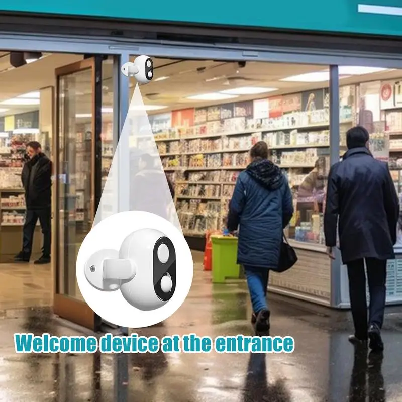 Tür sensor Glockenspiel Willkommen sensoren speichern Summer Besucher glocke und Tür grüßer Sensor Alarm detektor Audio-Player