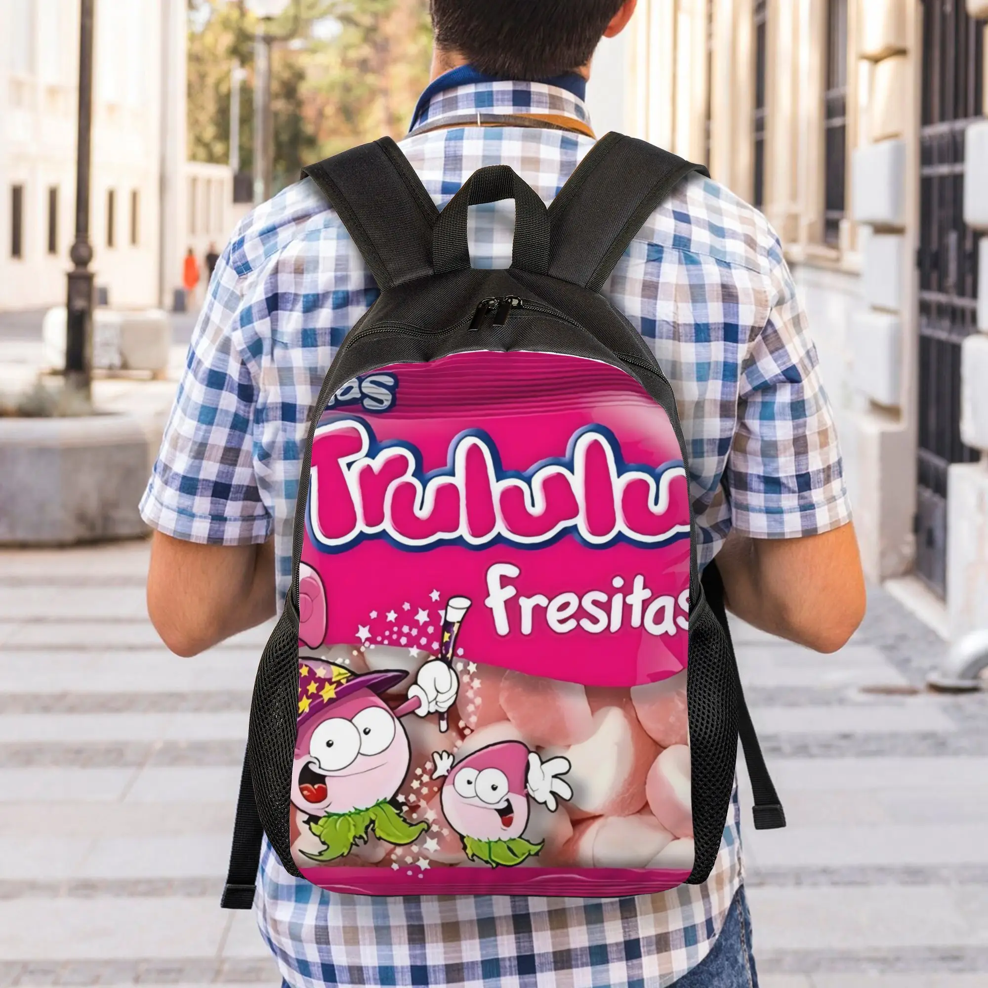 Back to school season Trululu 2 Knapsack  High School Students Adjustable Strap Backpack