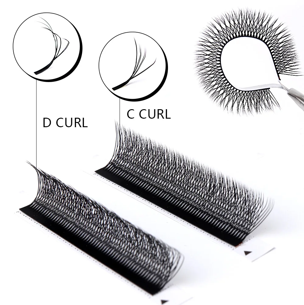 Befer Beauty Cilios 5D 3D 4D 6DW Shaped Lashes Extension Technological Fibers Eyelashes Extensions Professional Lash Supplies