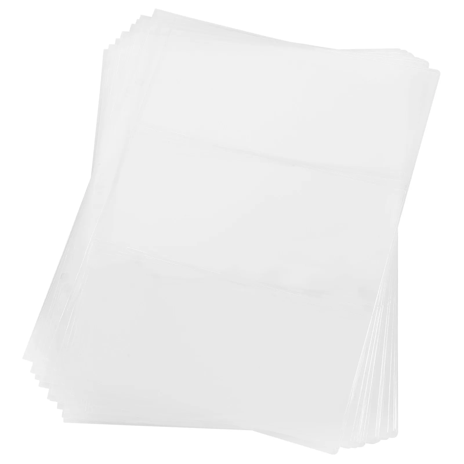 

Currency Collection Album Pages Spacious Clear PVC Portable Banknote Holder Sheets for Dollar Euro Yen World Banknotes Storage