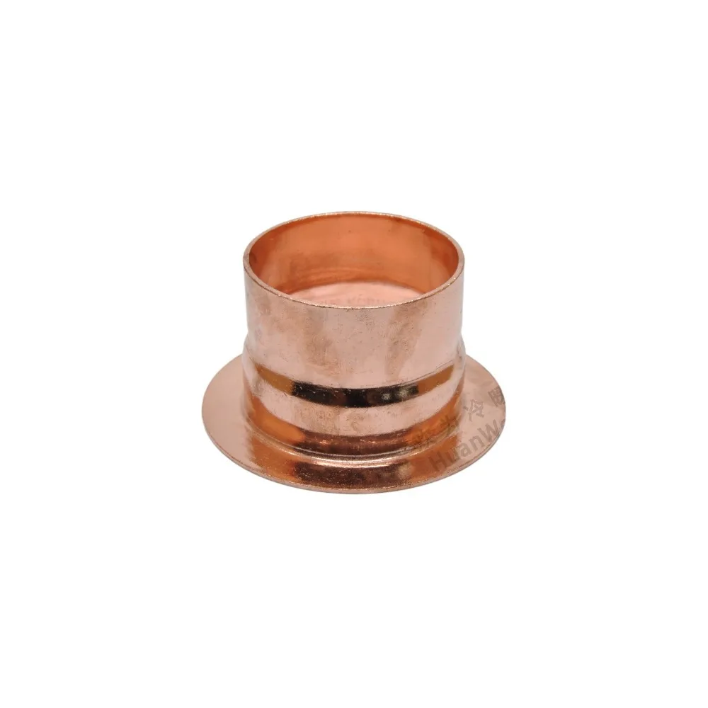 DN20/25/32-200 22-219mm Pipe Pure Copper Backing Flanged Insert Core Welded with Steel Flange for Fire Water Plumbing Connection