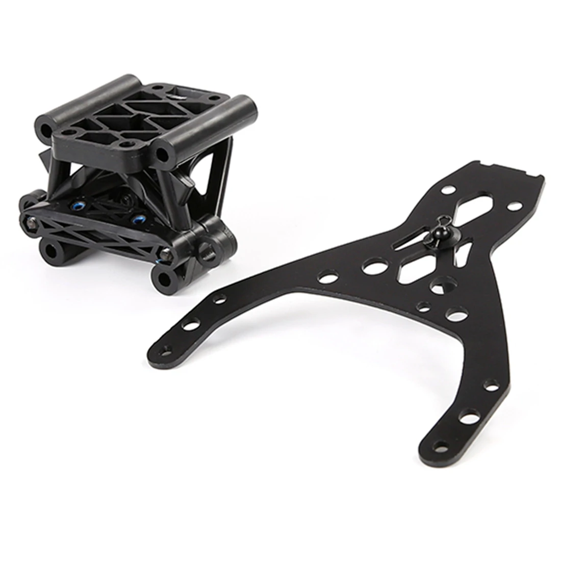 Front Towers Bulkhead Suporta Kit para HPI Rovan King Motor, Baja 5B Buggy, RC Car Peças de Brinquedos, Preto