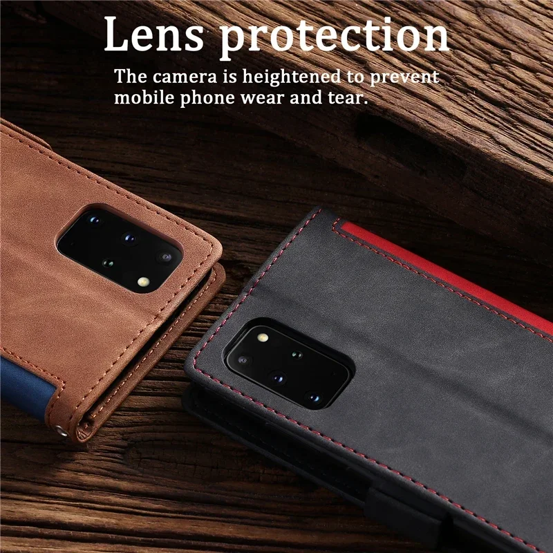 S25 S26 Ultra Leather Case For Samsung Galaxy S26 S25 S24 S23 S22 S21 S20 FE Note 20 Ultra 10 Lite S10 Plus Flip Book Case Cover