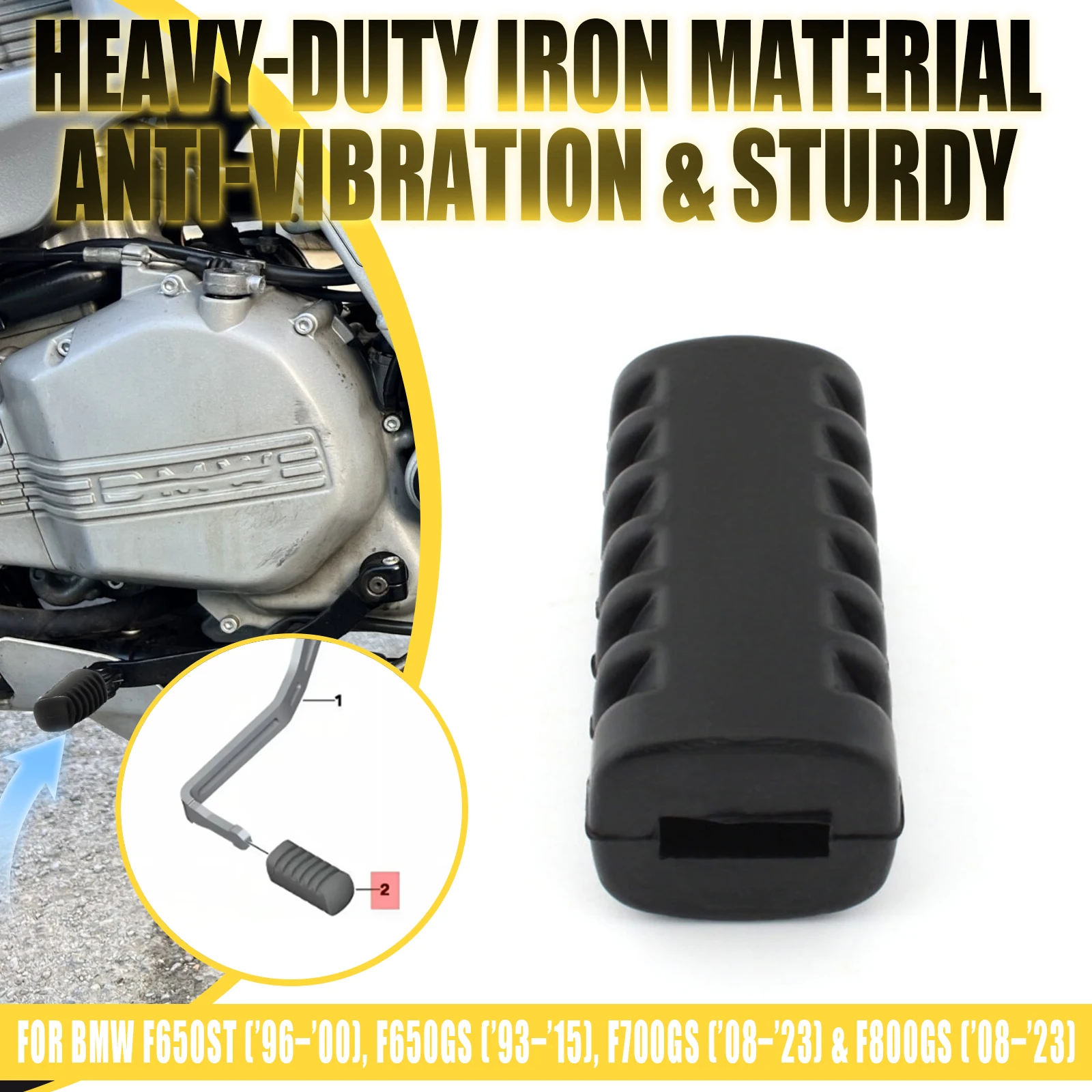 For F650 F700 F750GS F800GS F850GS G650GS Motorcycle Gear Shift Lever Foot Pad Pedal Rubber Cover Shifter Sleeve