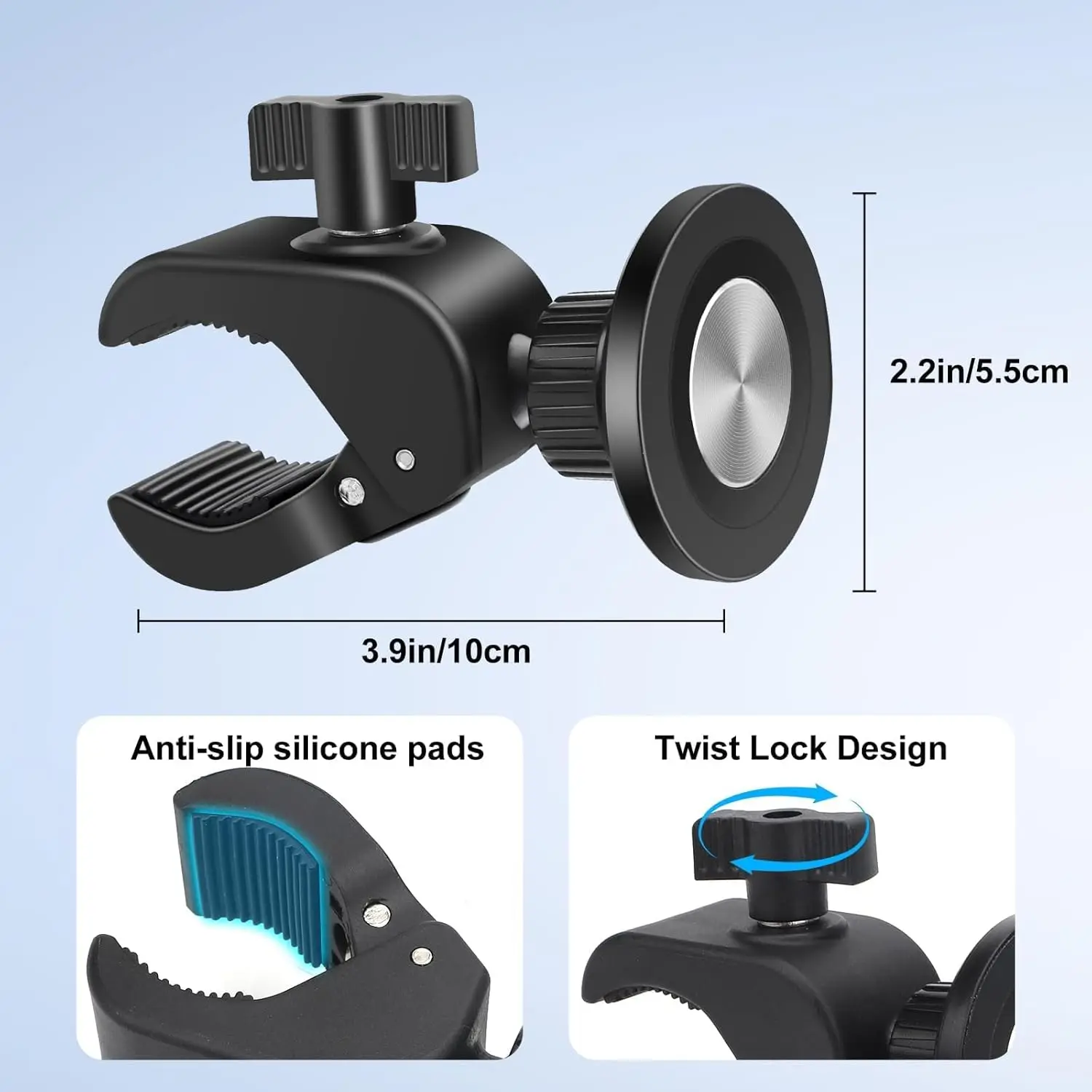 Support magnétique amovible Gps guidon vélo Scooter électrique Support de téléphone pour iPhone 17 16 Magsafe vélo Support Mobile