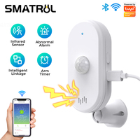 SMATRUL Tuya Smart Wifi Pir Motion Sensor Usb Home Security System Detector Alarm App Remote Control Timing Arming