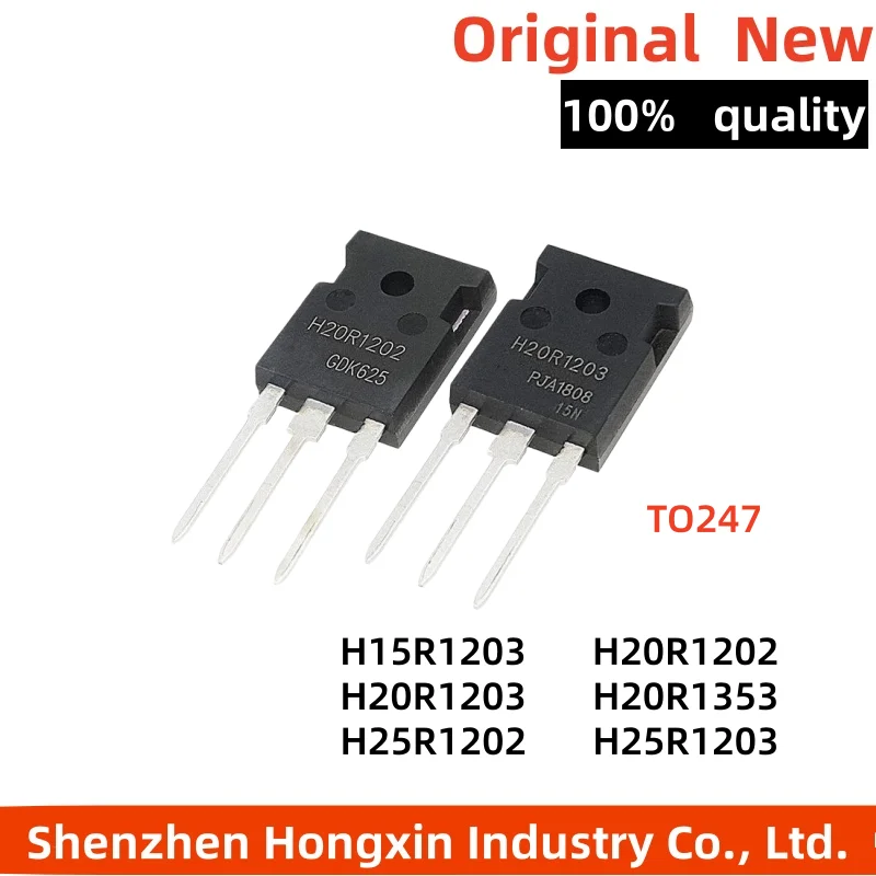 1-10 Pieces Induction Cooker IGBT High-Power Tube H20R1203 H15R1203 H25R1202 1353 Direct Insertion TO247