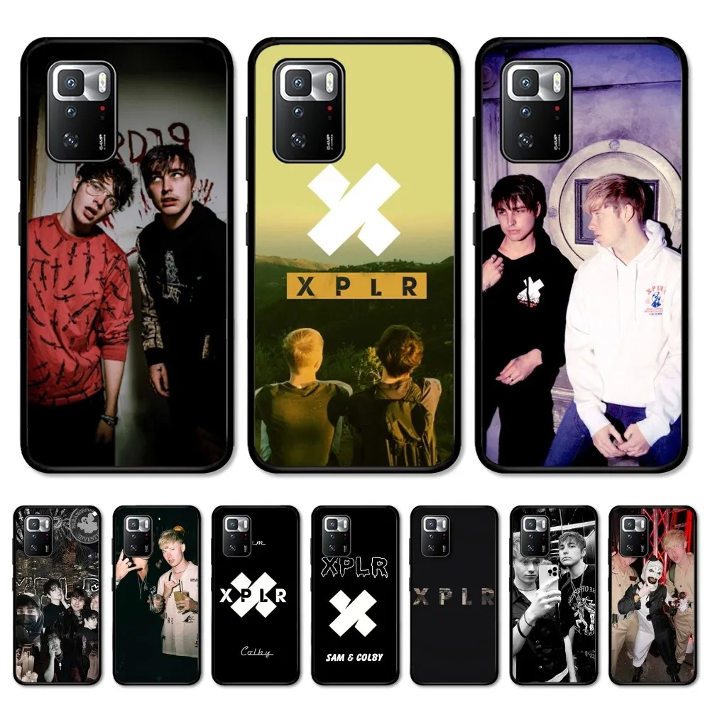 S-Sam And Colby XPLR Phone Case For Redmi Note 4 X 5 A 6 7 8 T 9 9S 10 11 11S 11Epro Poco M3 Pro