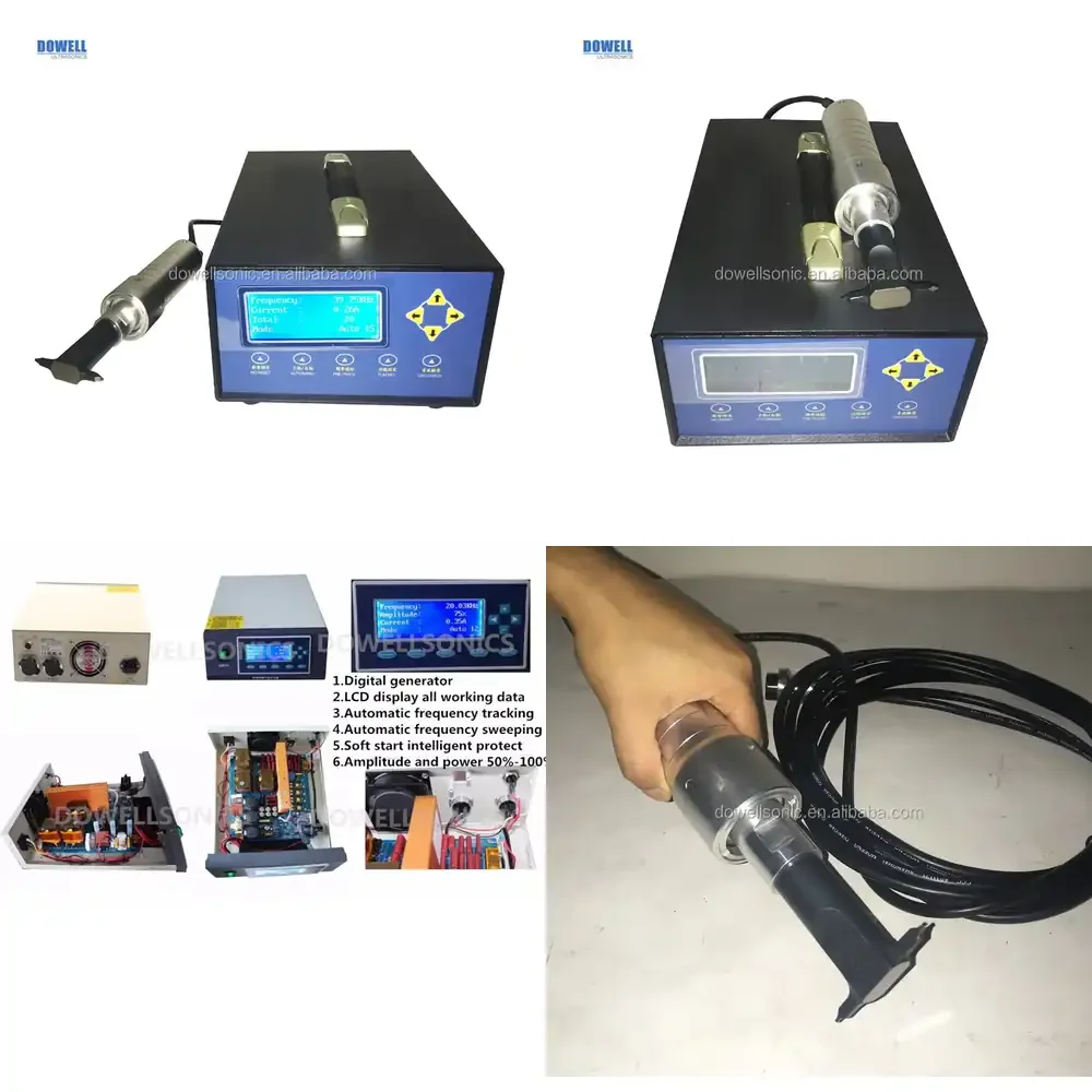 DW-WM40-800 DOWELLSONIC 800w40k 40KHZ Ultrasonic Metal Welding Machine for Handheld Pistol Ultrasonic Metal Welder