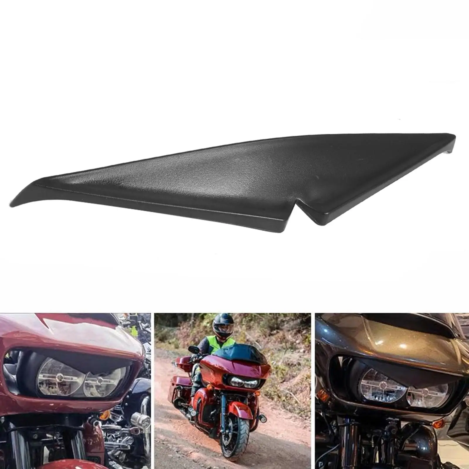 Motorcycle Headlamp Eyebrow Eyelid Sticker Decoration Fit for