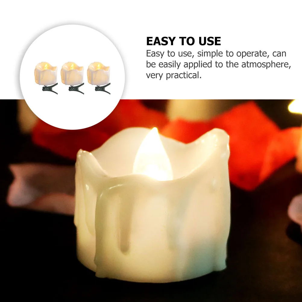 

9Pcs LED Electronic Decorative Clip Lamps Xmas Tree Christmas Party Festival Lights Decorative Lamps