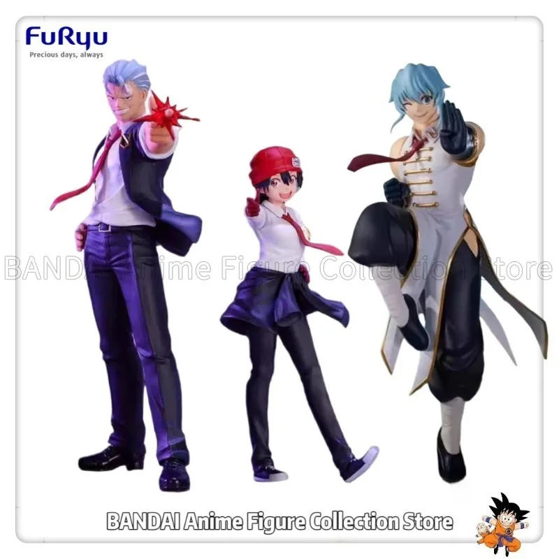 Original FuRyu Trio-Try-iT Figure Undead Unluck Izumo Fūko/Andy/Shen Anime Human Figures Toys Gift Decoration